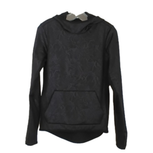 NIKE Therma Fit Hoodie Black Snake Skin Print Women's XS Sweatshirt Like NEW